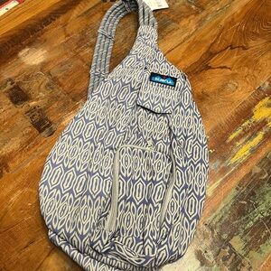 NWT KAVU Rope Bag-Blue Inlay